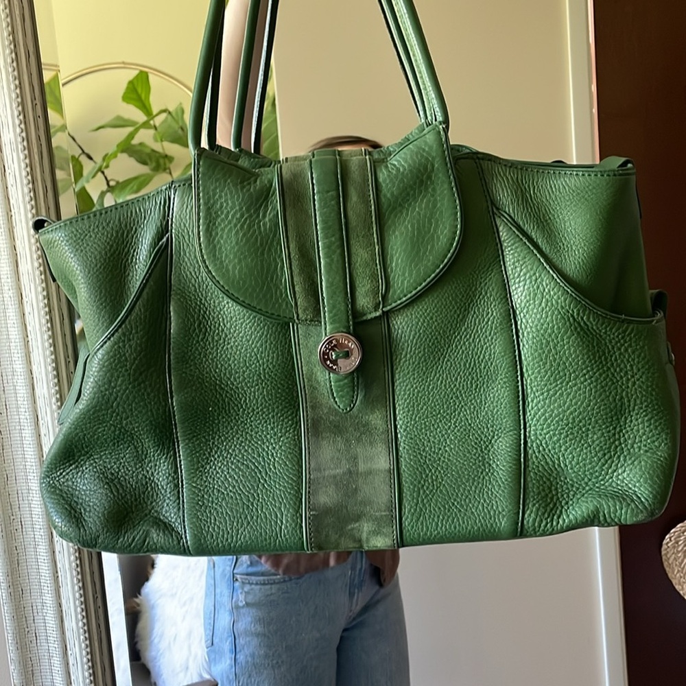 Cole Haan Green Leather Bag